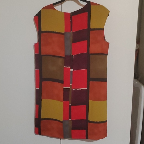 Loft multi color mid length dress - Picture 2 of 4